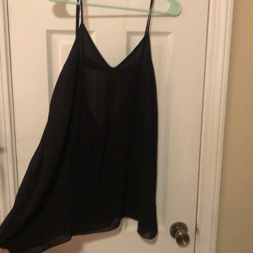 Black tank top